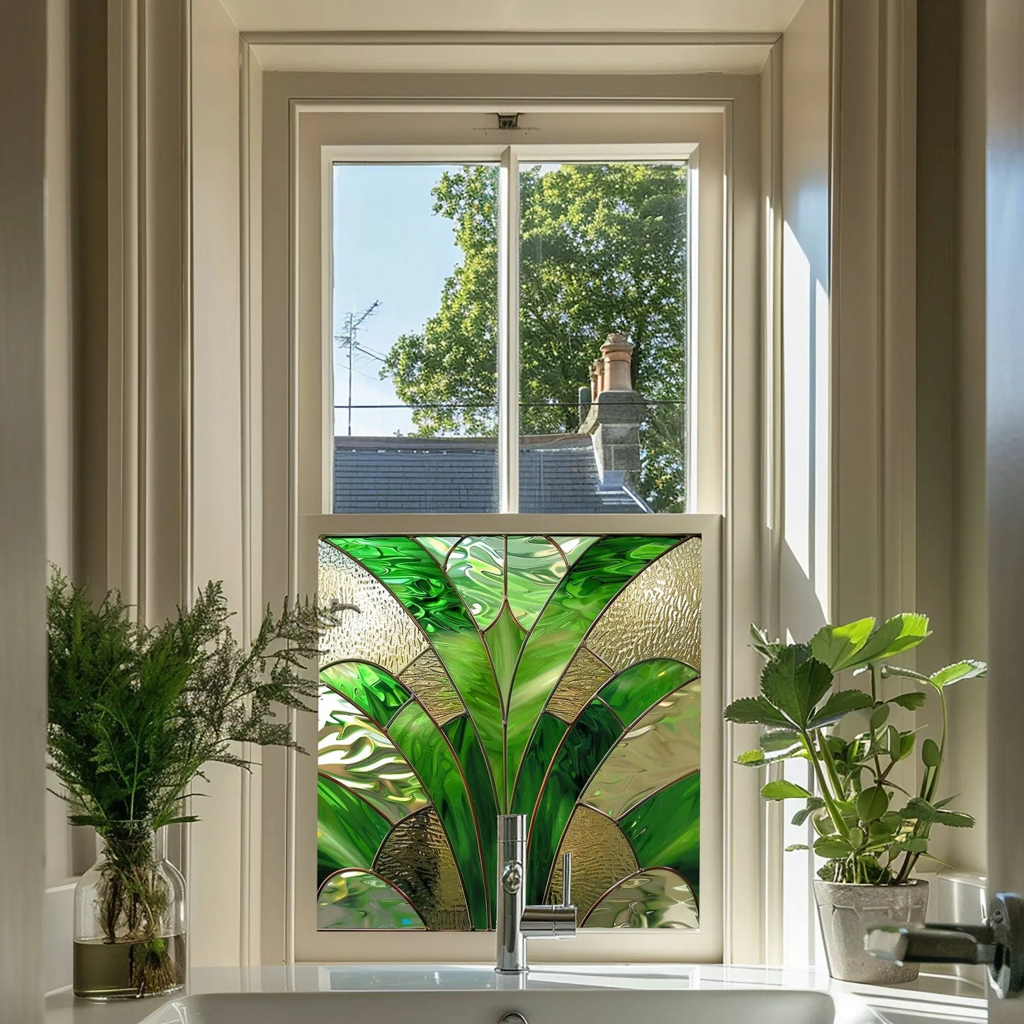 Vaglia Stained Glass Privacy Window Film Creative Windows