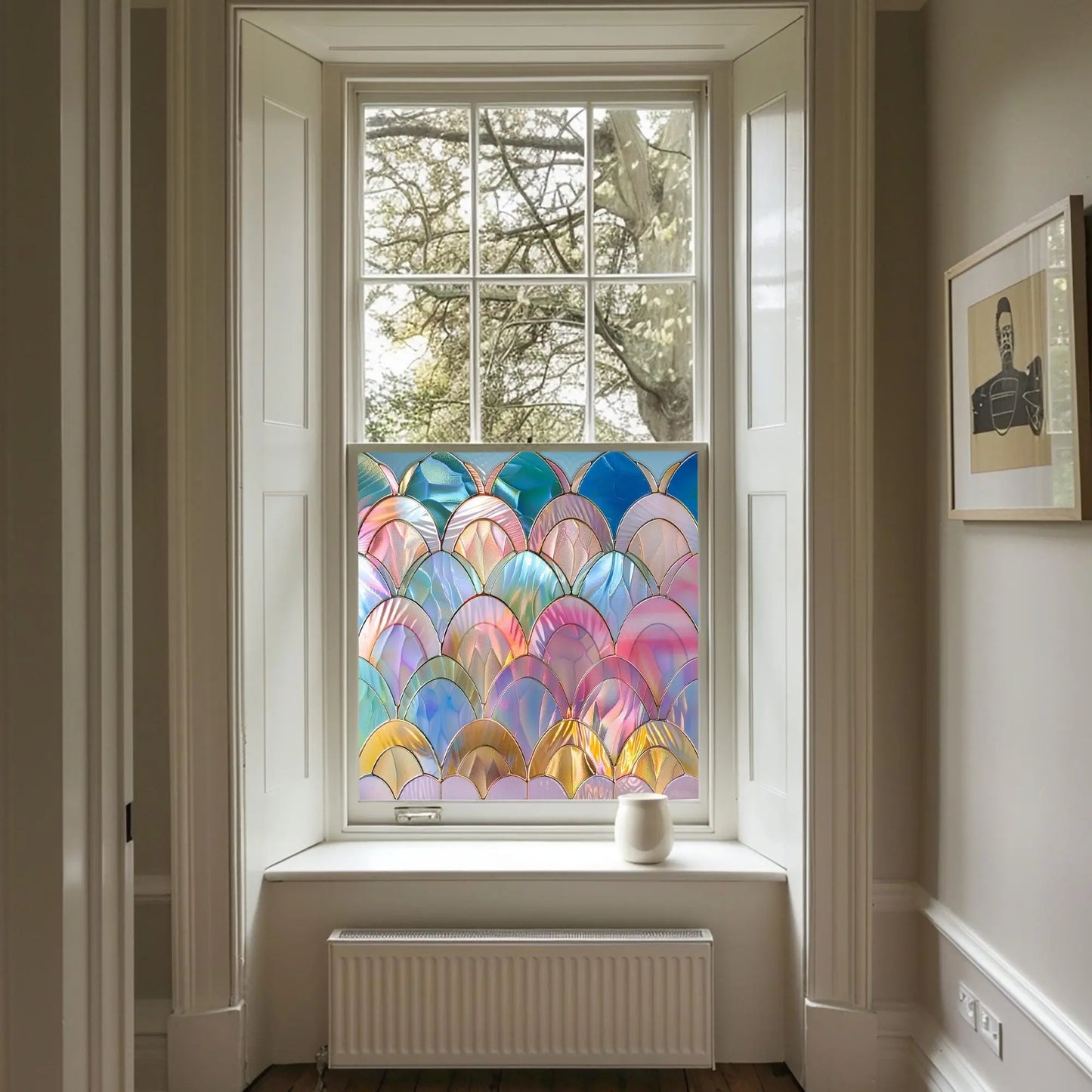 Apice Privacy Stained Glass Window Film Creative Windows