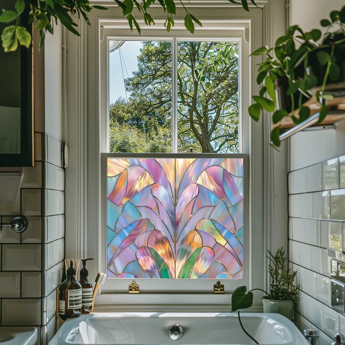 Sumirago Stained Glass Window Film Creative Windows