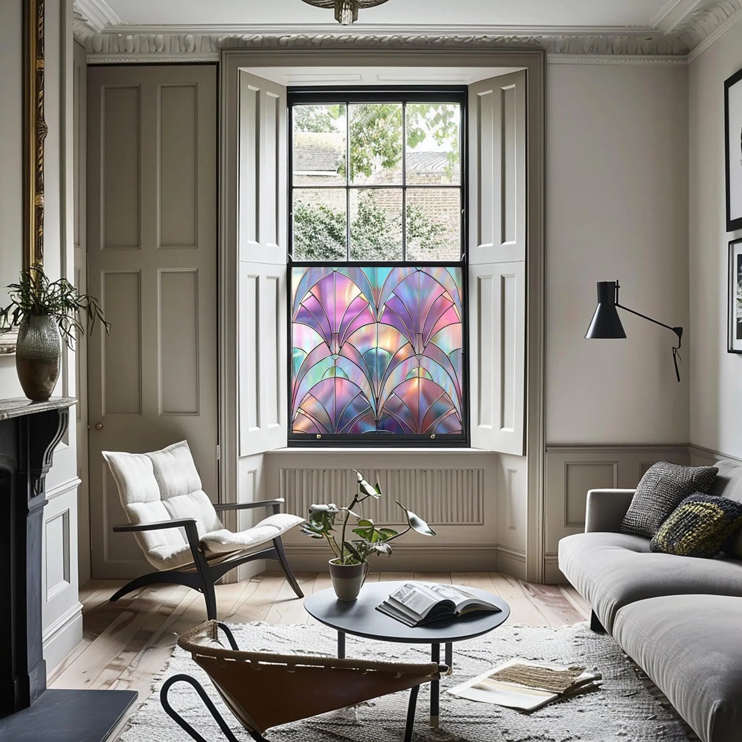 Mergo Stained Glass Privacy Window Film Creative Windows