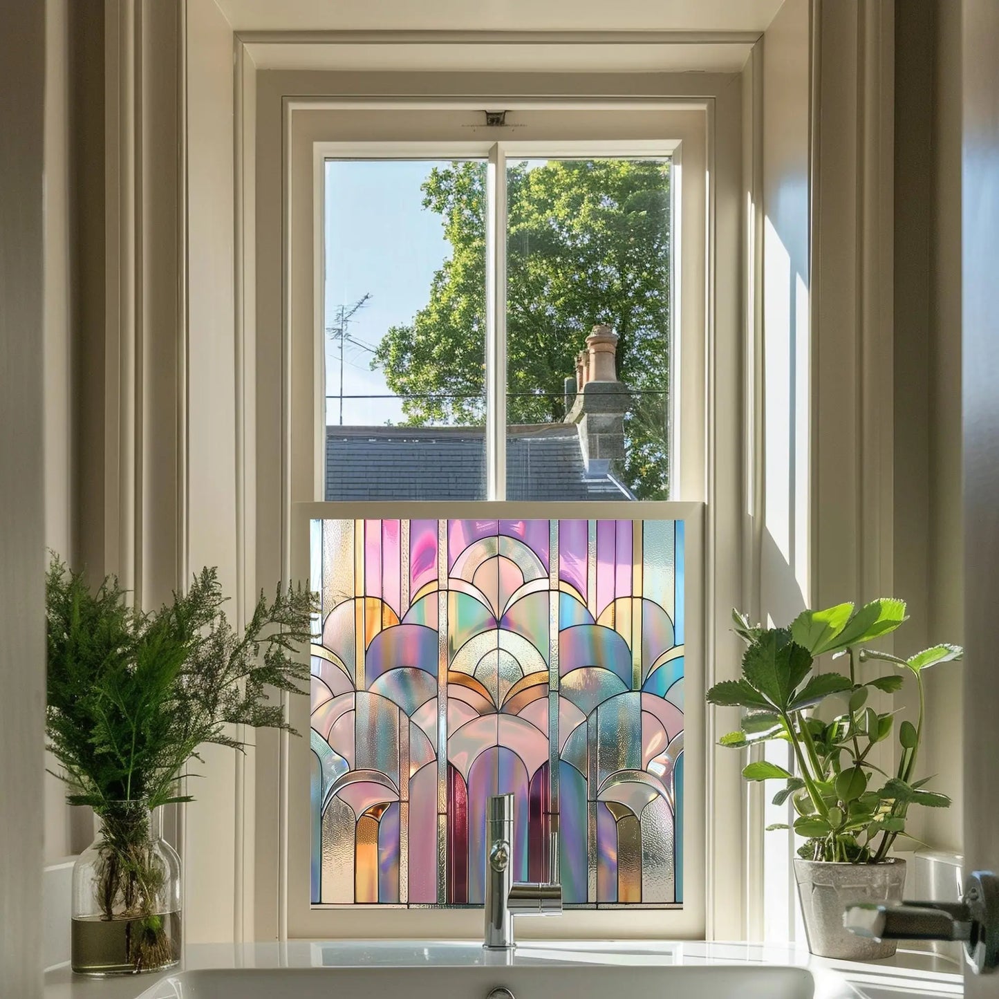 Lallio Stained Glass Window Film Creative Windows