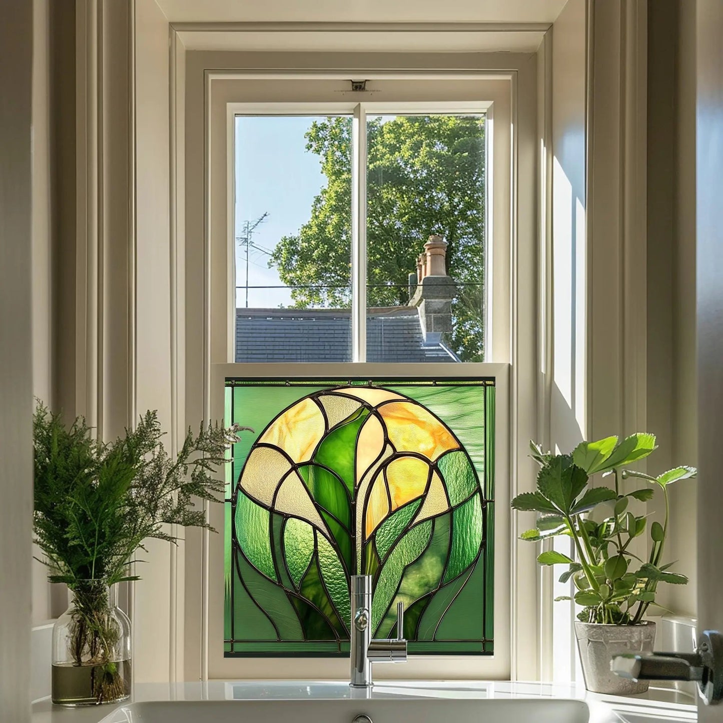 Asti Privacy Stained Glass Window Film Creative Windows