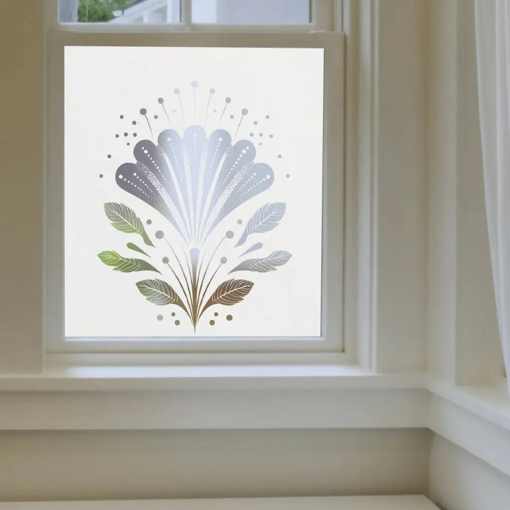 Coli Frosted Privacy Art Deco Cut Out Window Film Creative Windows