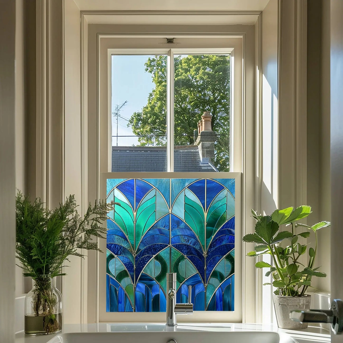 Alezio Stained Glass Window Film Creative Windows