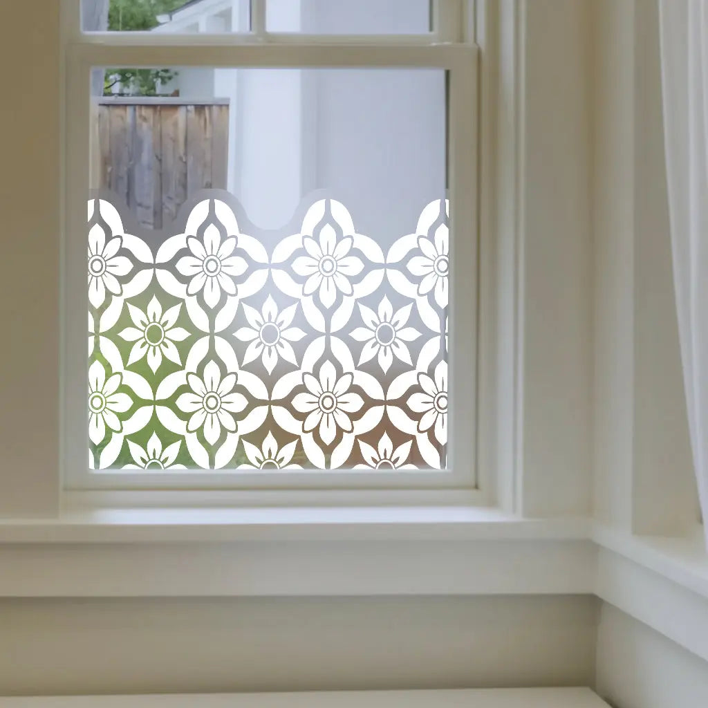 Scarlino Privacy Frosted Window Film Border Creative Windows