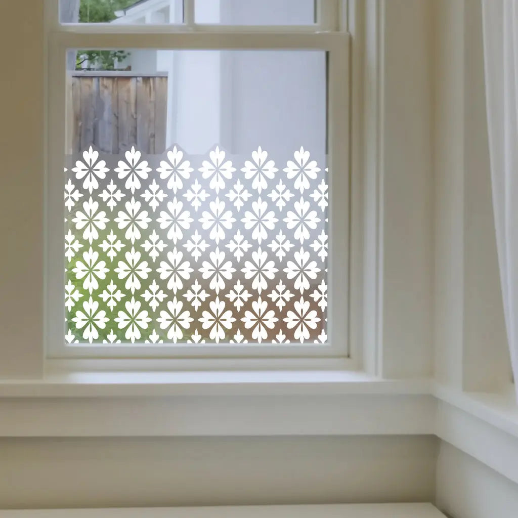 Segariu Privacy Frosted Window Film Border Creative Windows