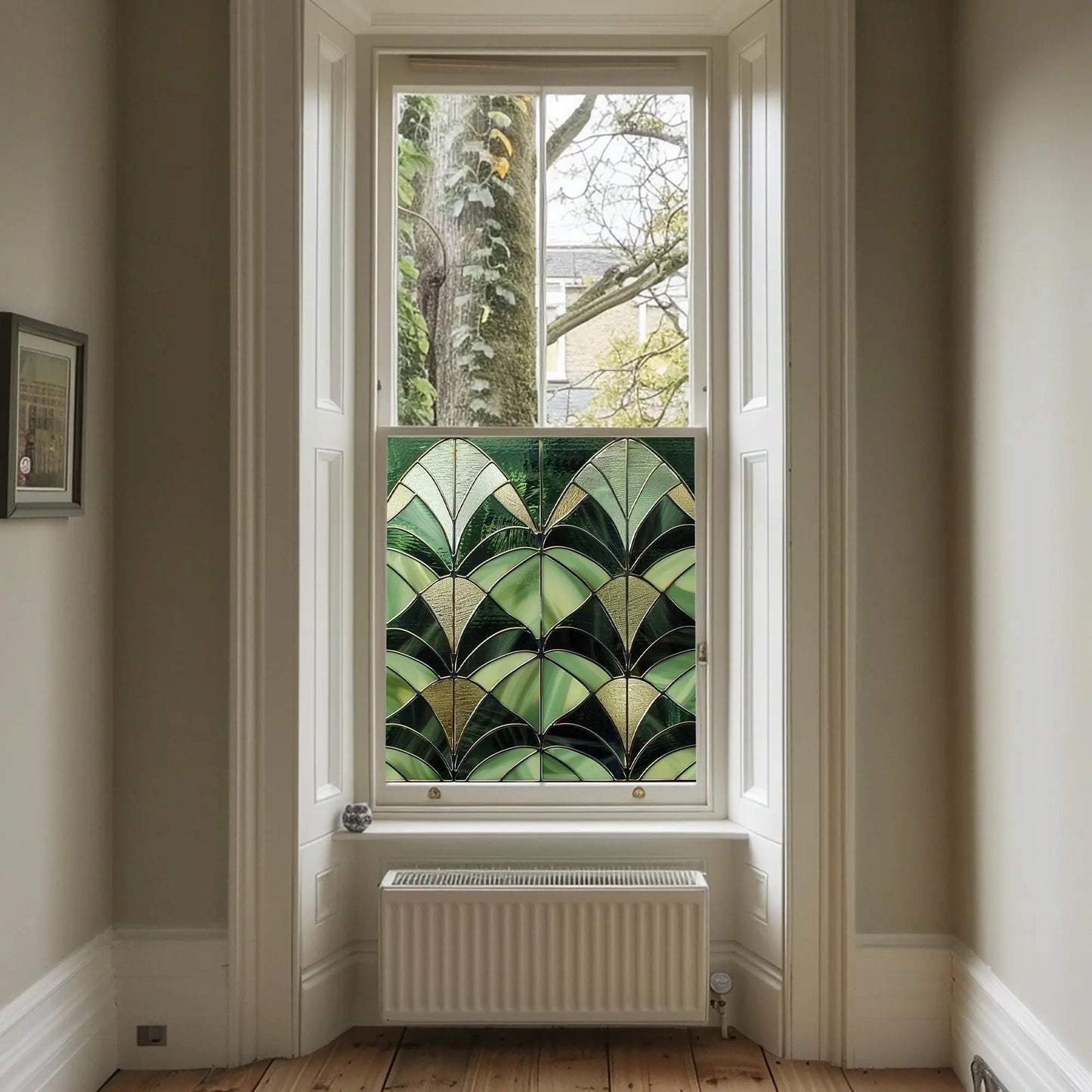 Tineo Art Deco Window Film For Privacy Creative Windows