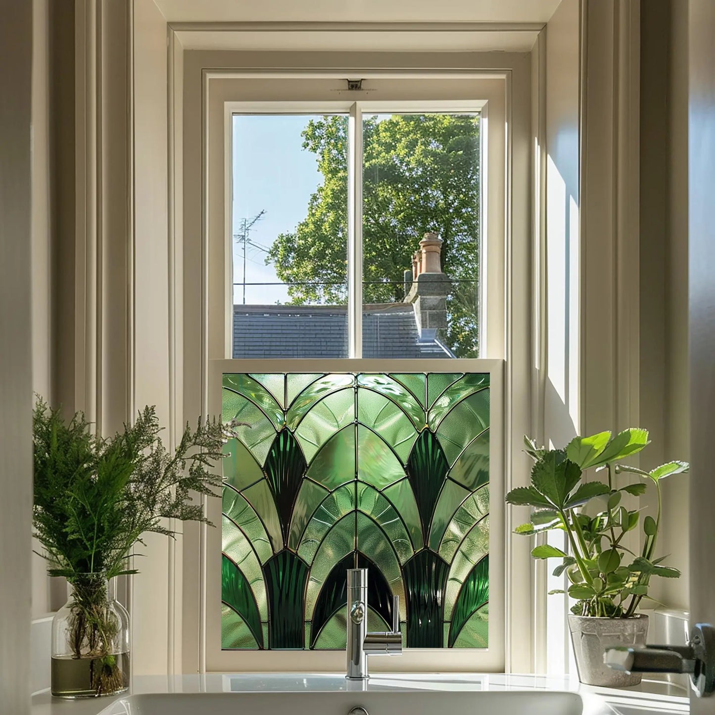 Aviano Stained Glass Privacy Window Film Creative Windows