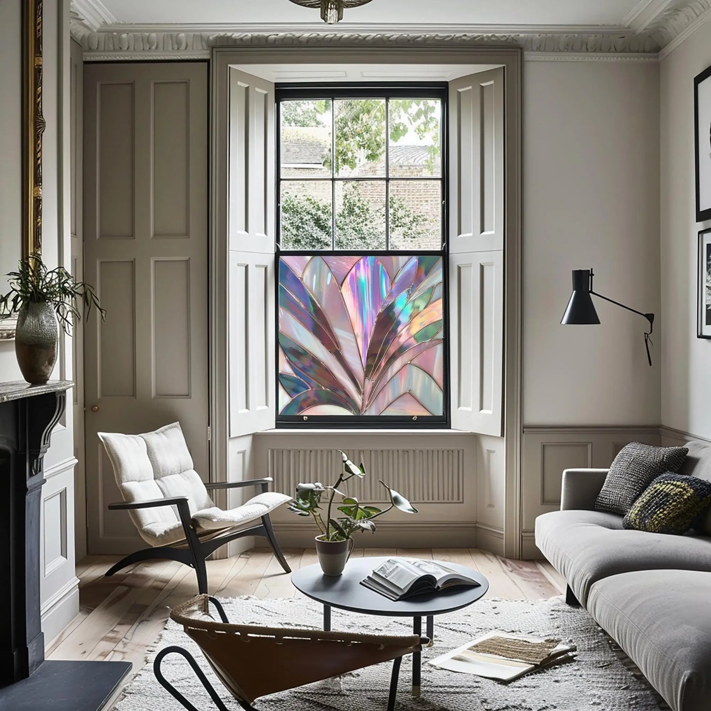 Alezio Privacy Stained Glass Window Film Creative Windows