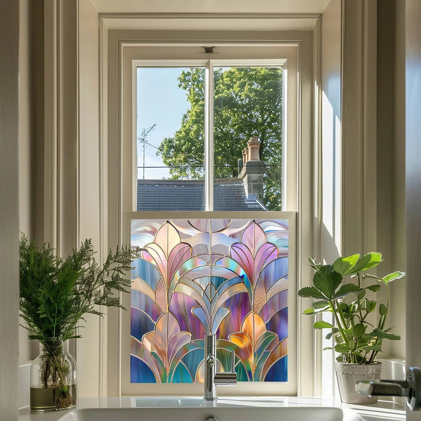 Leffe Stained Glass Window Film Creative Windows