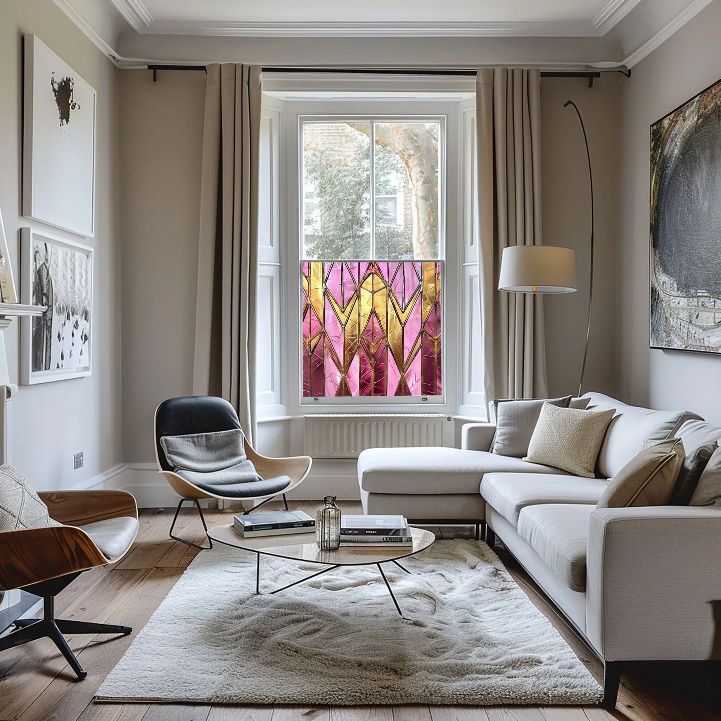 Palma Stained Glass Window Film For Privacy Creative Windows