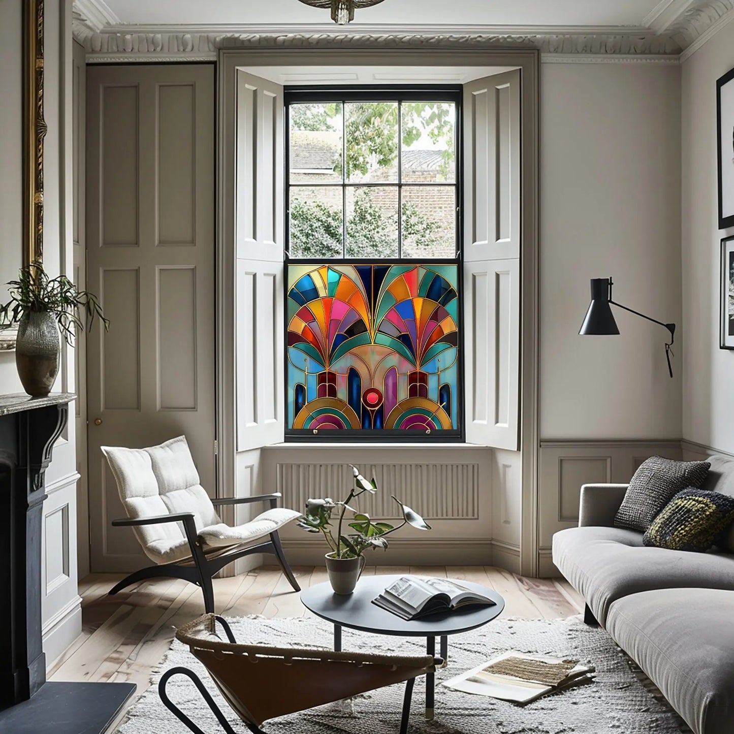 Vadena Stained Glass Privacy Window Film Creative Windows