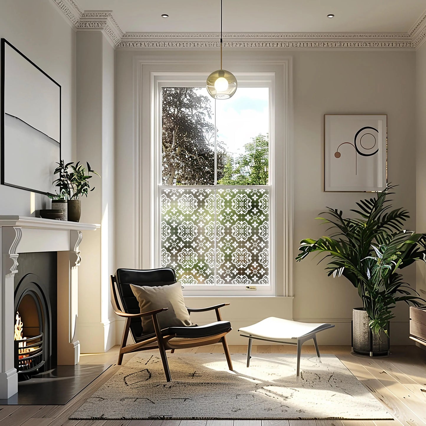 Navelli Frosted Patterned Privacy Window Film Creative Windows