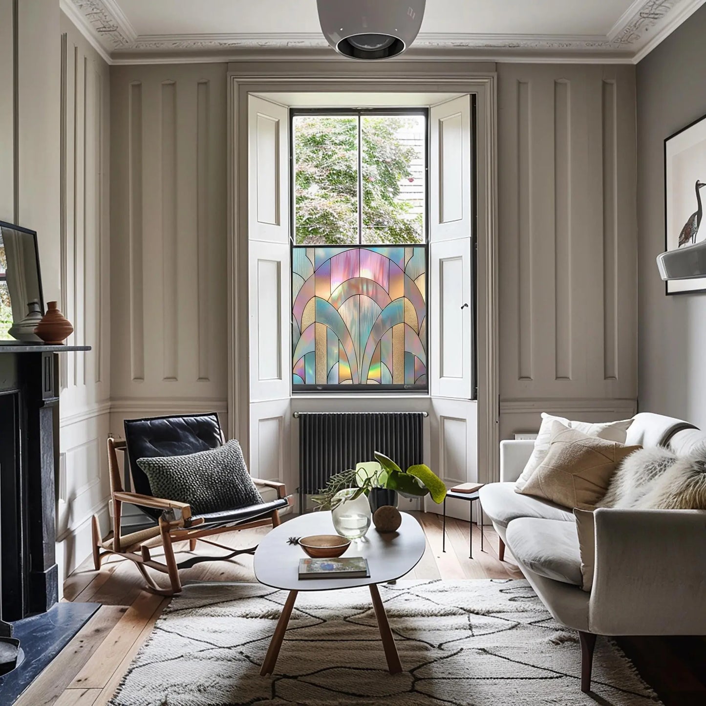 Arcola Stained Glass Window Film For Privacy Creative Windows