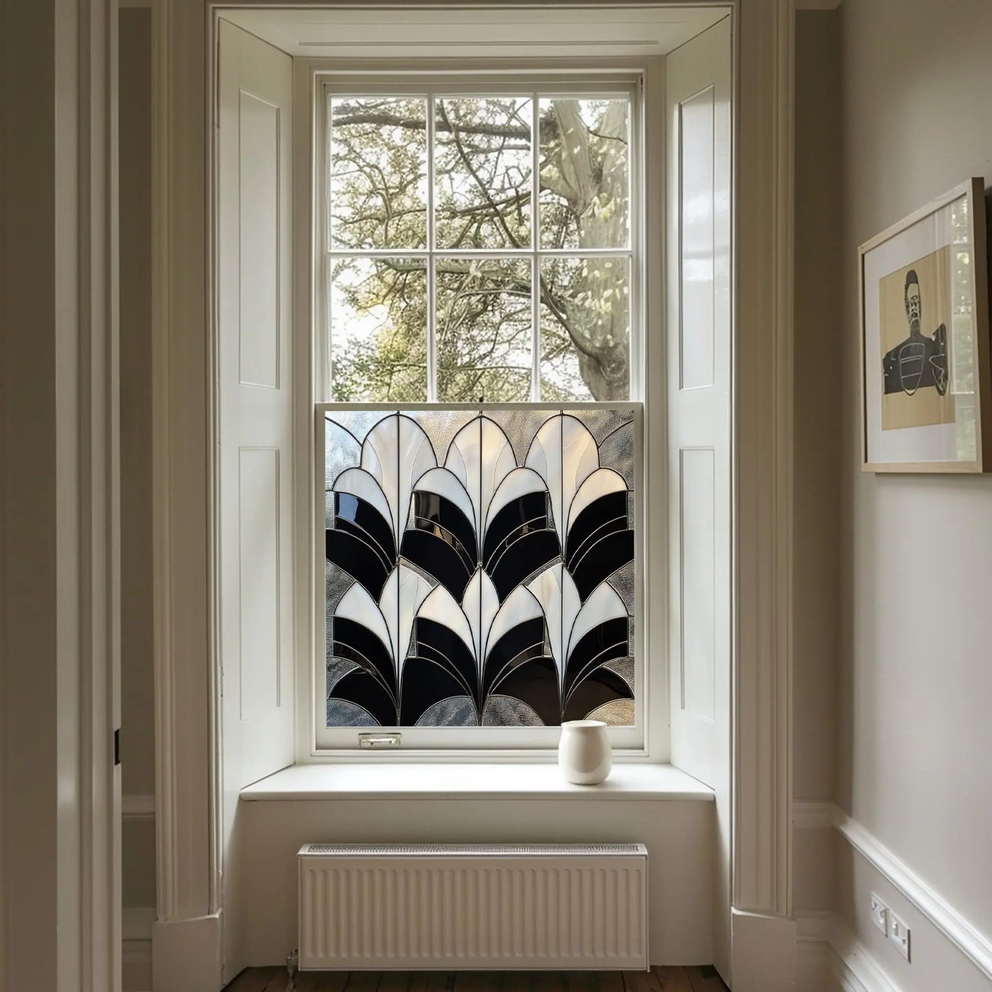 Tonara Stained Glass Privacy Window Sticker Creative Windows