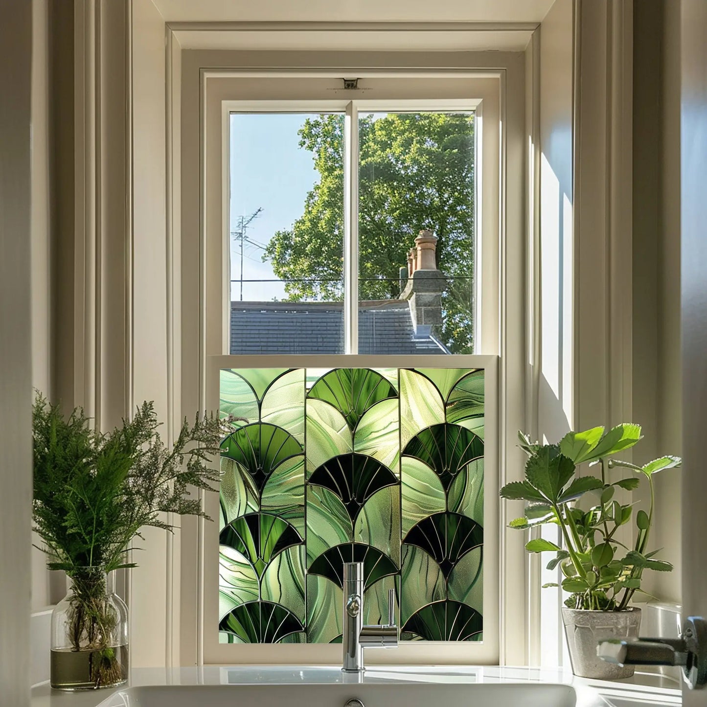 Loiano Privacy Stained Glass Window Film Creative Windows