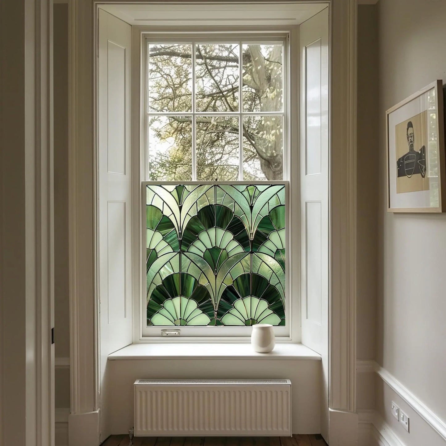 Azzio Stained Glass Privacy Window Film Creative Windows