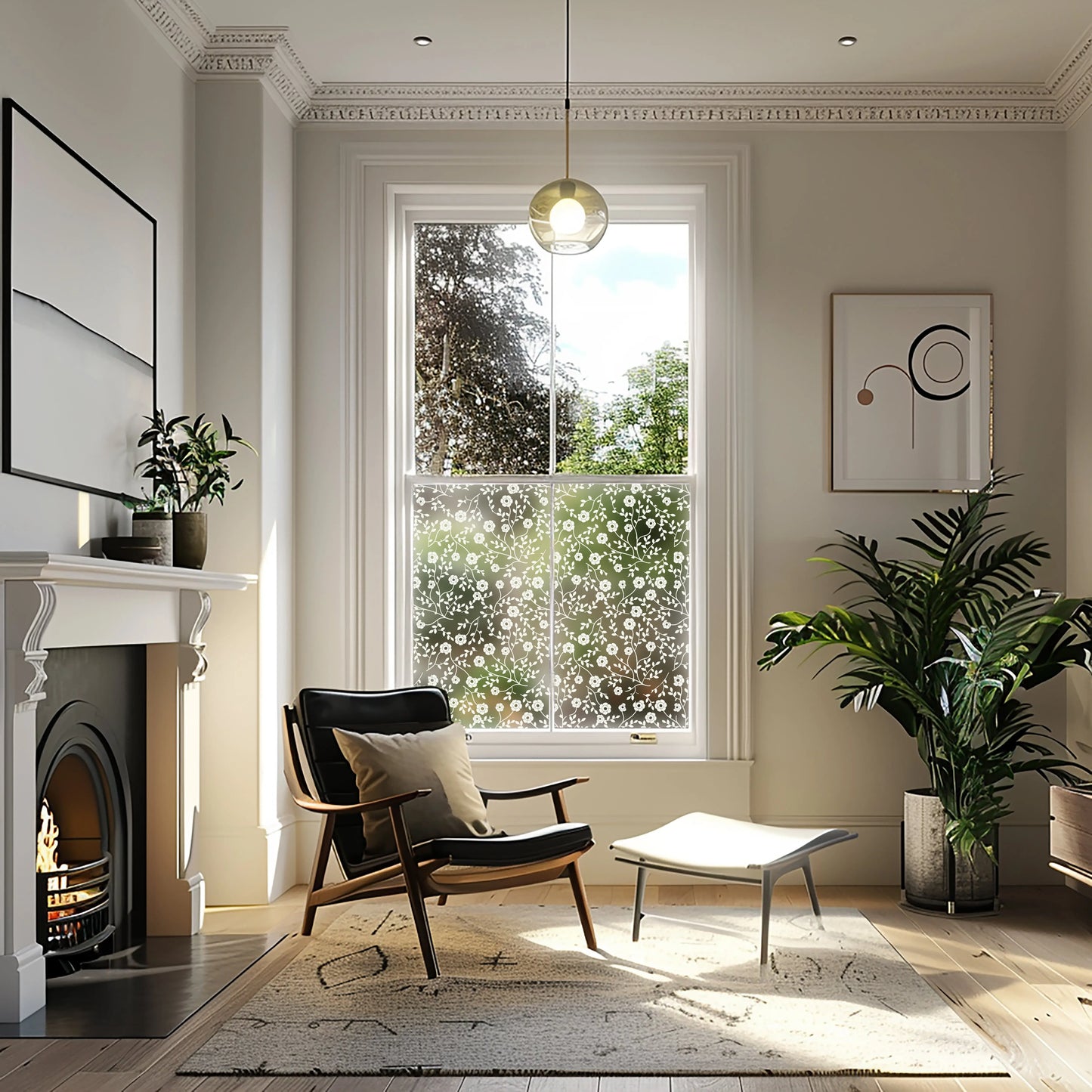 Frosted Privacy Patterned Window Film Creative Windows