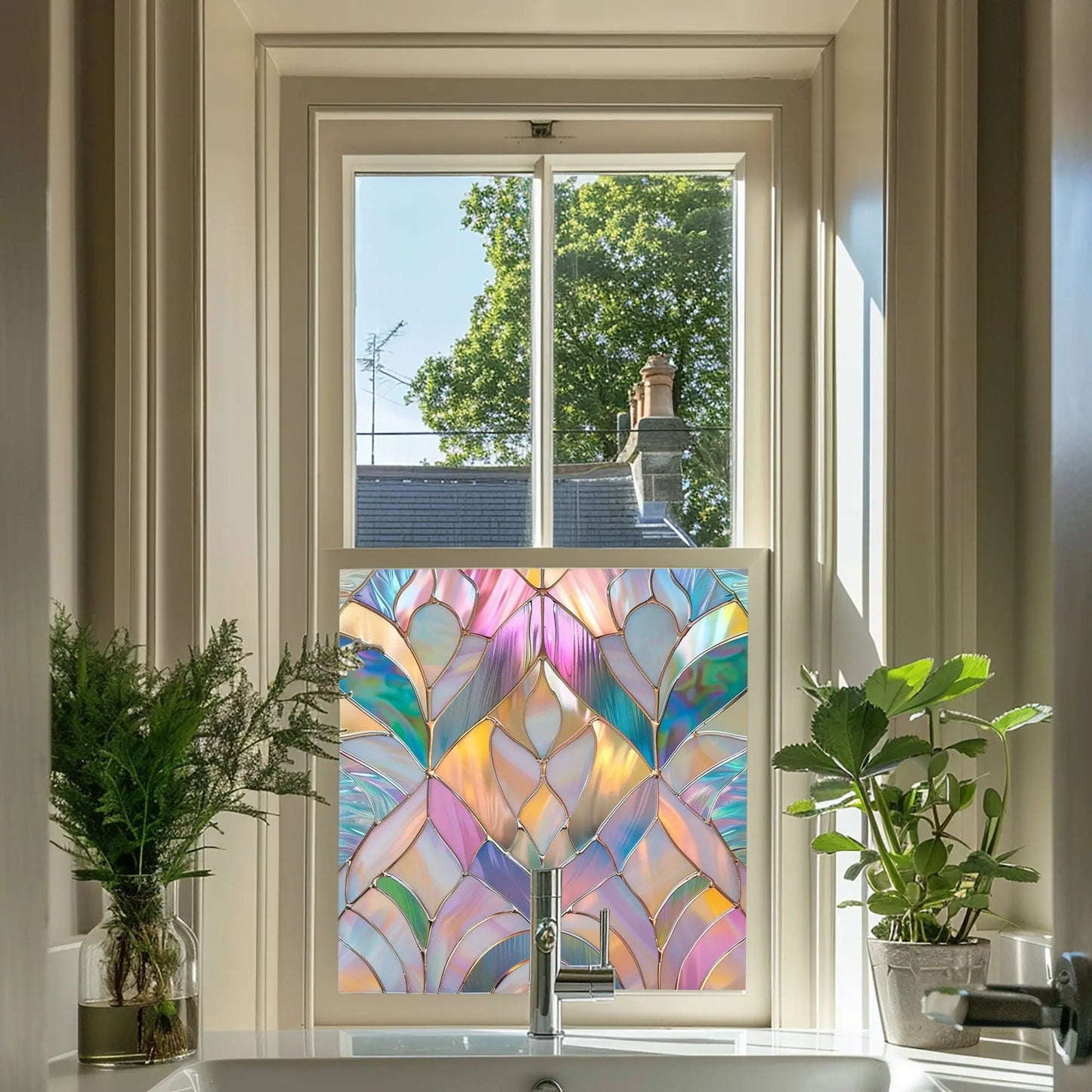 Vigonza Privacy Stained Glass Window Film Creative Windows