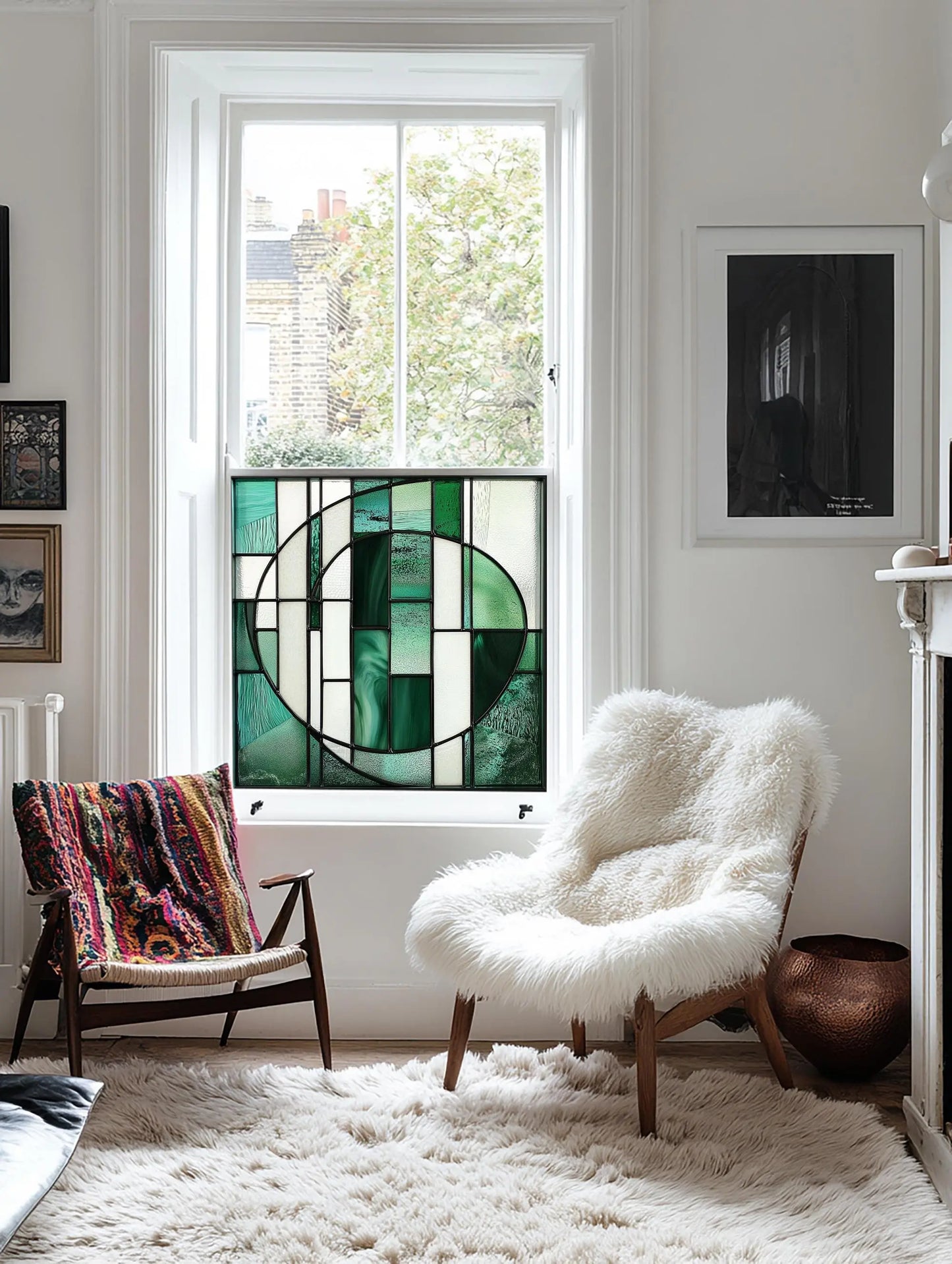 Ispani Stained Glass Privacy Window Film Creative Windows