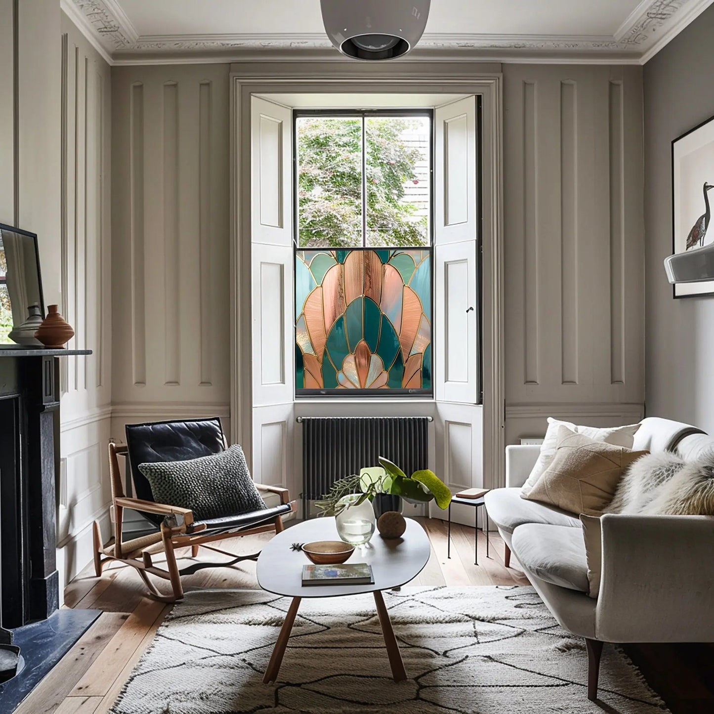 Zamora Privacy Art Deco Window Film Creative Windows