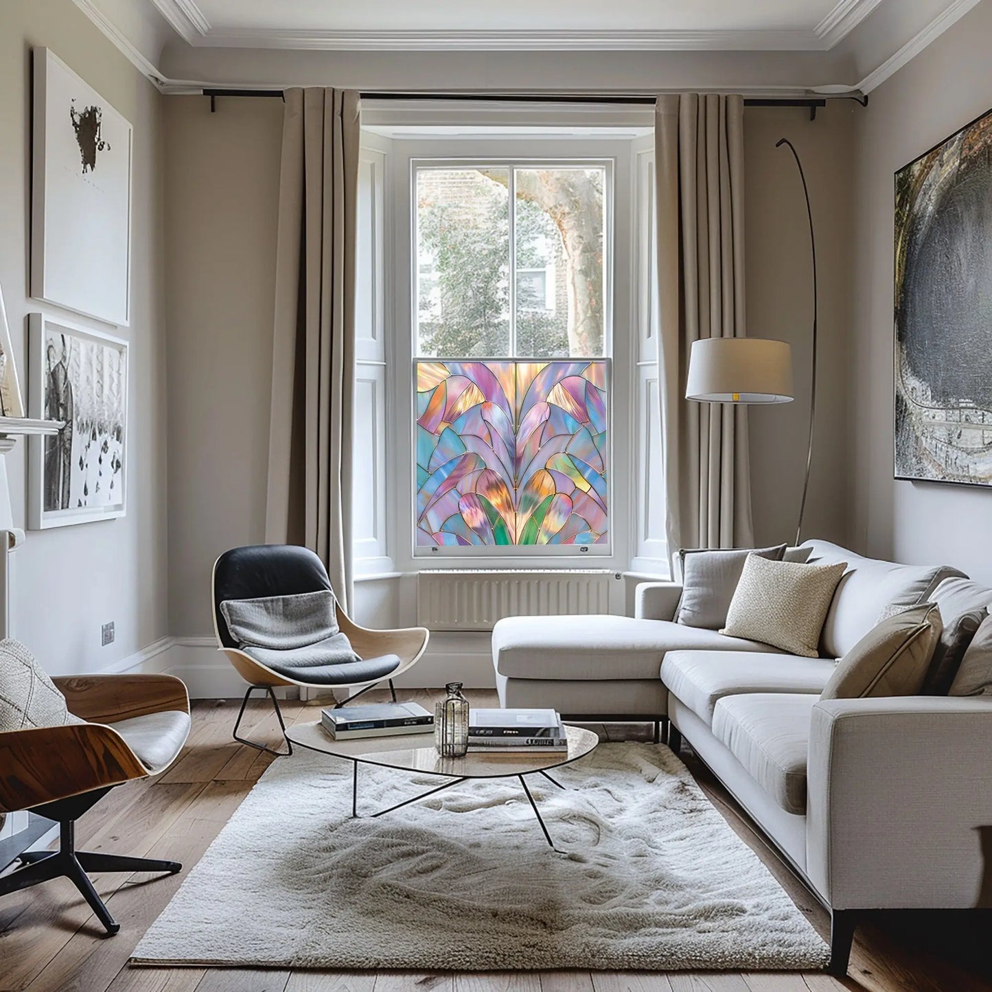 Sumirago Stained Glass Window Film Creative Windows