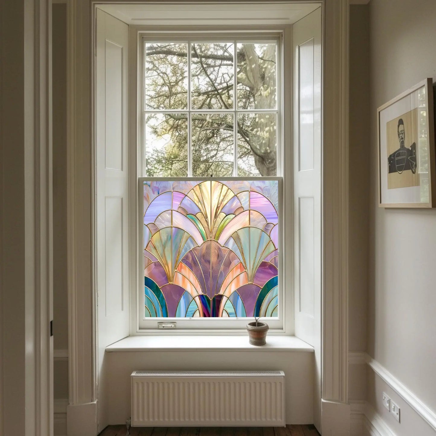 Lenna Privacy Stained Glass Window Film Creative Windows