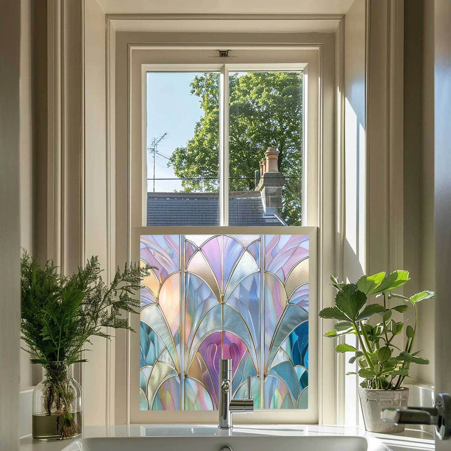 Aragona Stained Glass Privacy Window Film Creative Windows