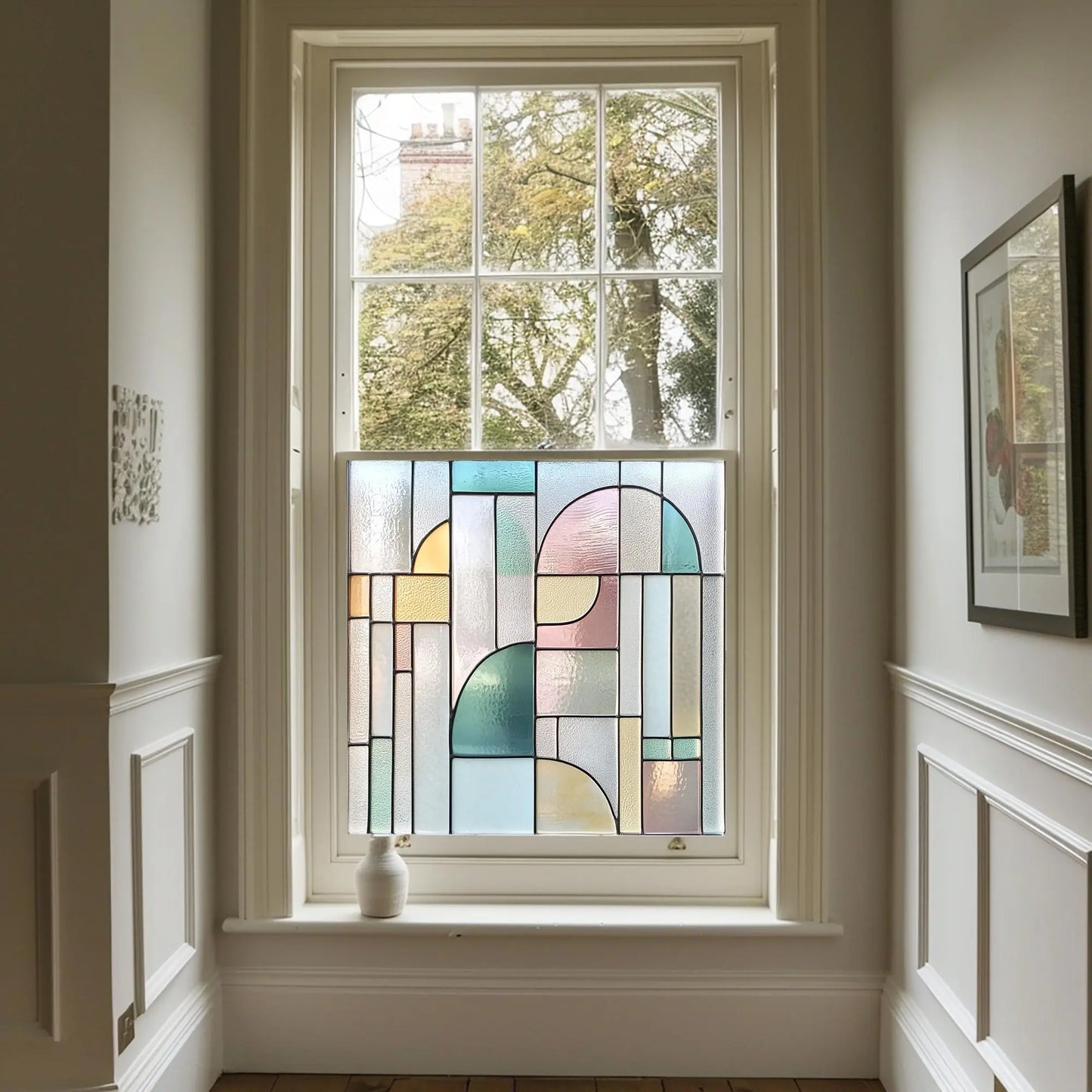 Arcade Stained Glass Privacy Window Film Creative Windows