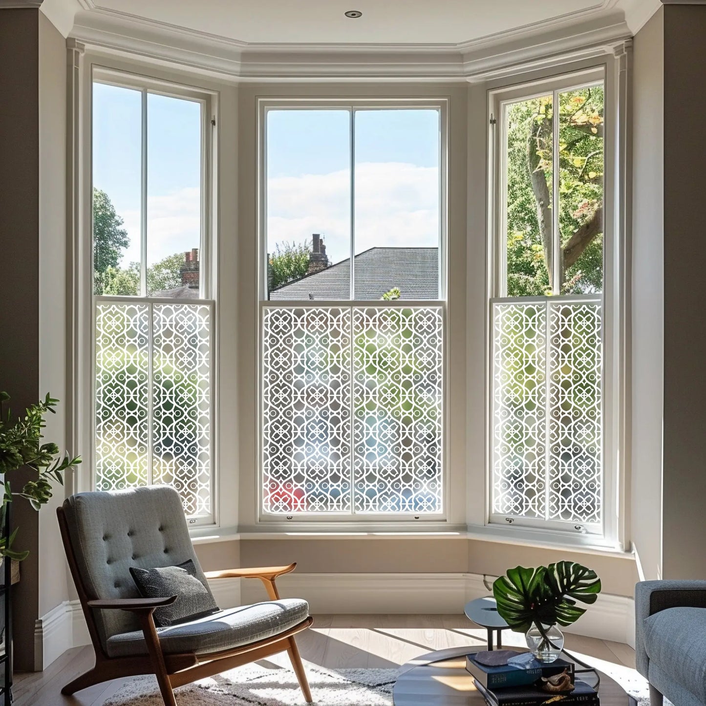 Floral Patterned Window Film Chioggia Creative Windows
