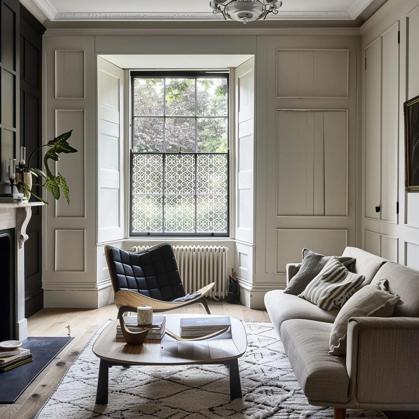 Floral Patterned Window Film Chioggia Creative Windows