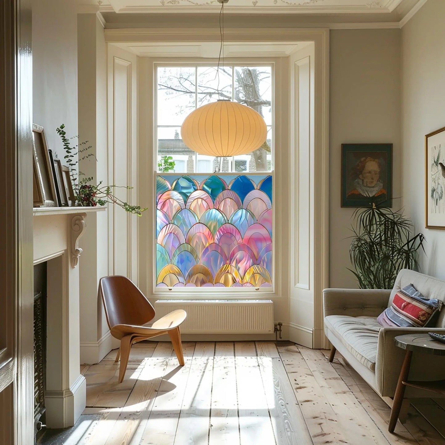 Apice Privacy Stained Glass Window Film Creative Windows