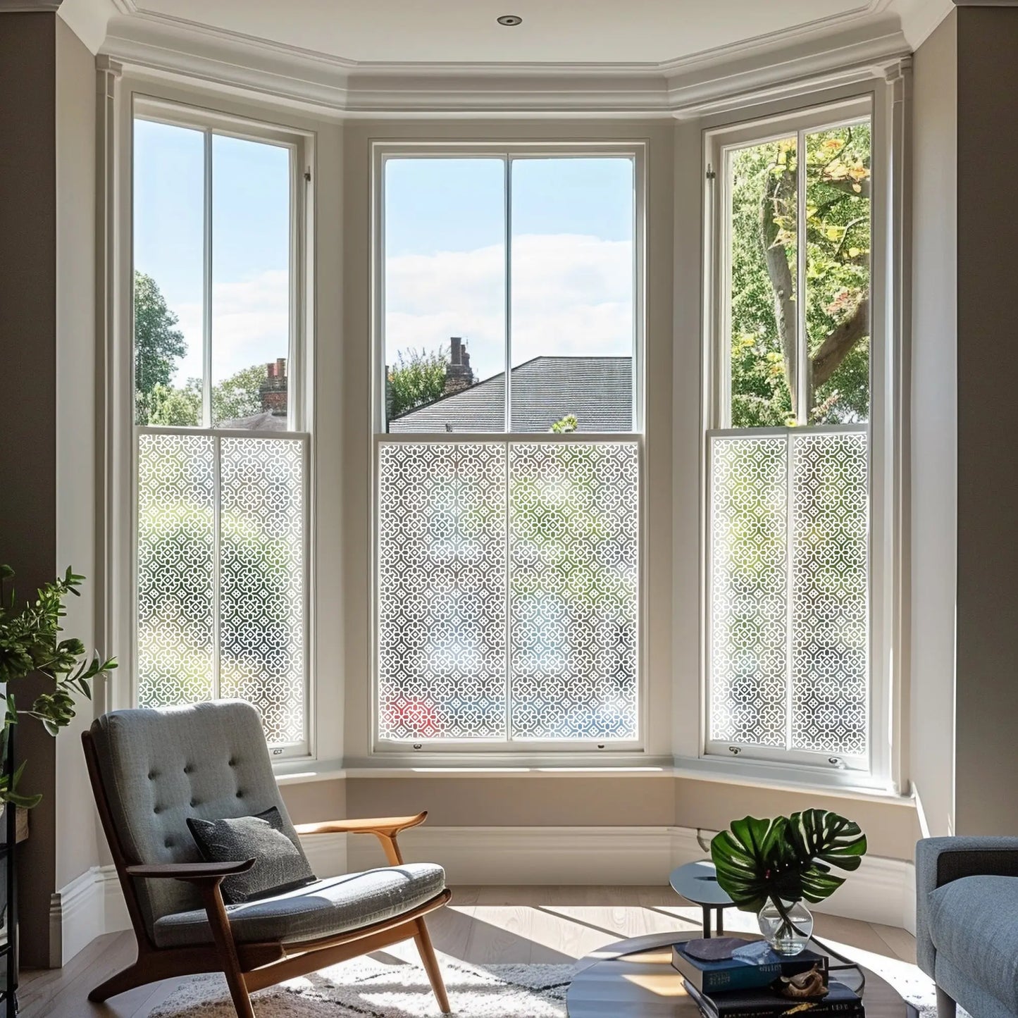 Senago Frosted Privacy Patterned Window Film Creative Windows