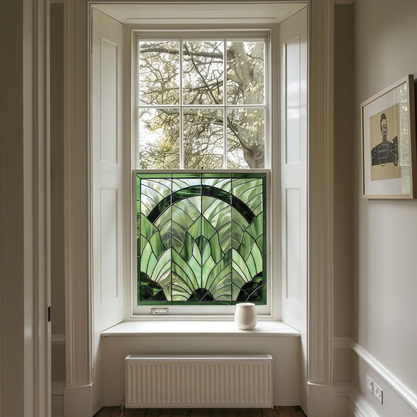 Azzone Stained Glass Privacy Window Film Creative Windows