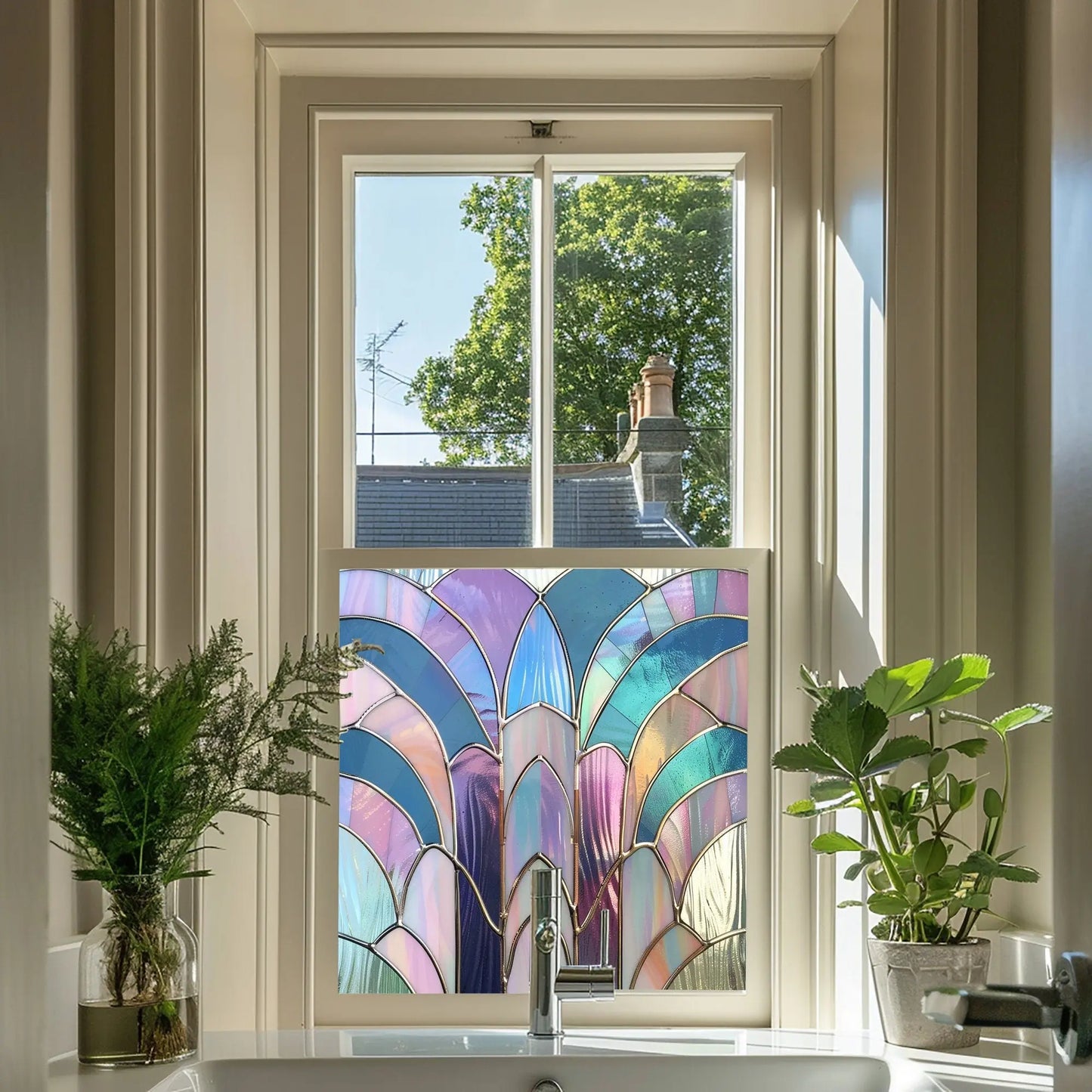 Lamporo Stained Glass Window Film Creative Windows