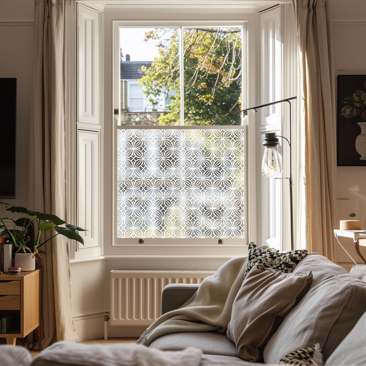 Floral Patterned Window Film Creative Windows
