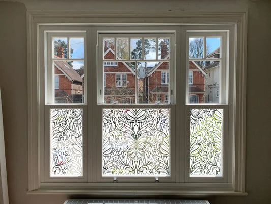 L’Aquila Art Nouveau Patterned Window Film Creative Windows