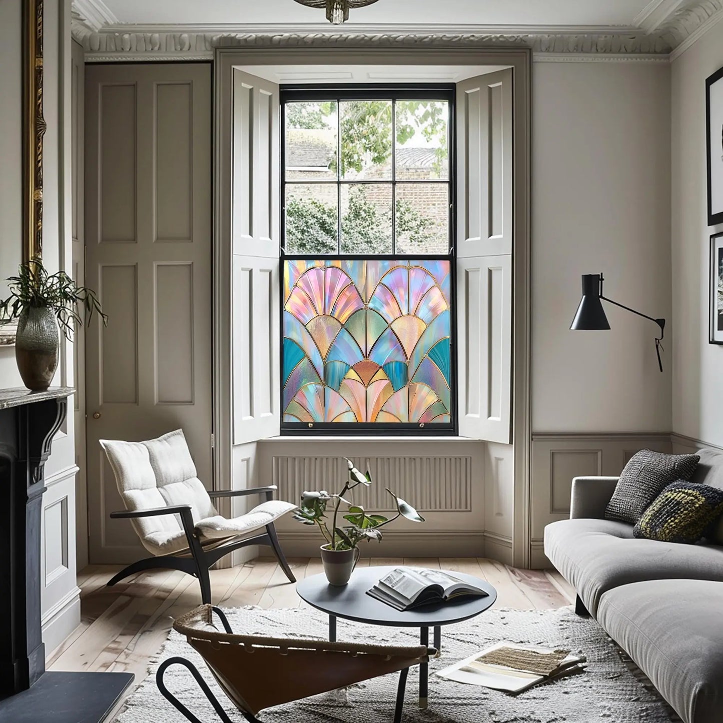 Lomagna Stained Glass Privacy Window Film Creative Windows