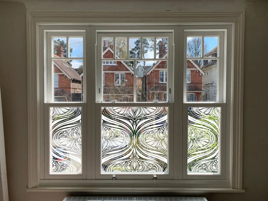 Lanciano Art Nouveau Patterned Window Film Creative Windows