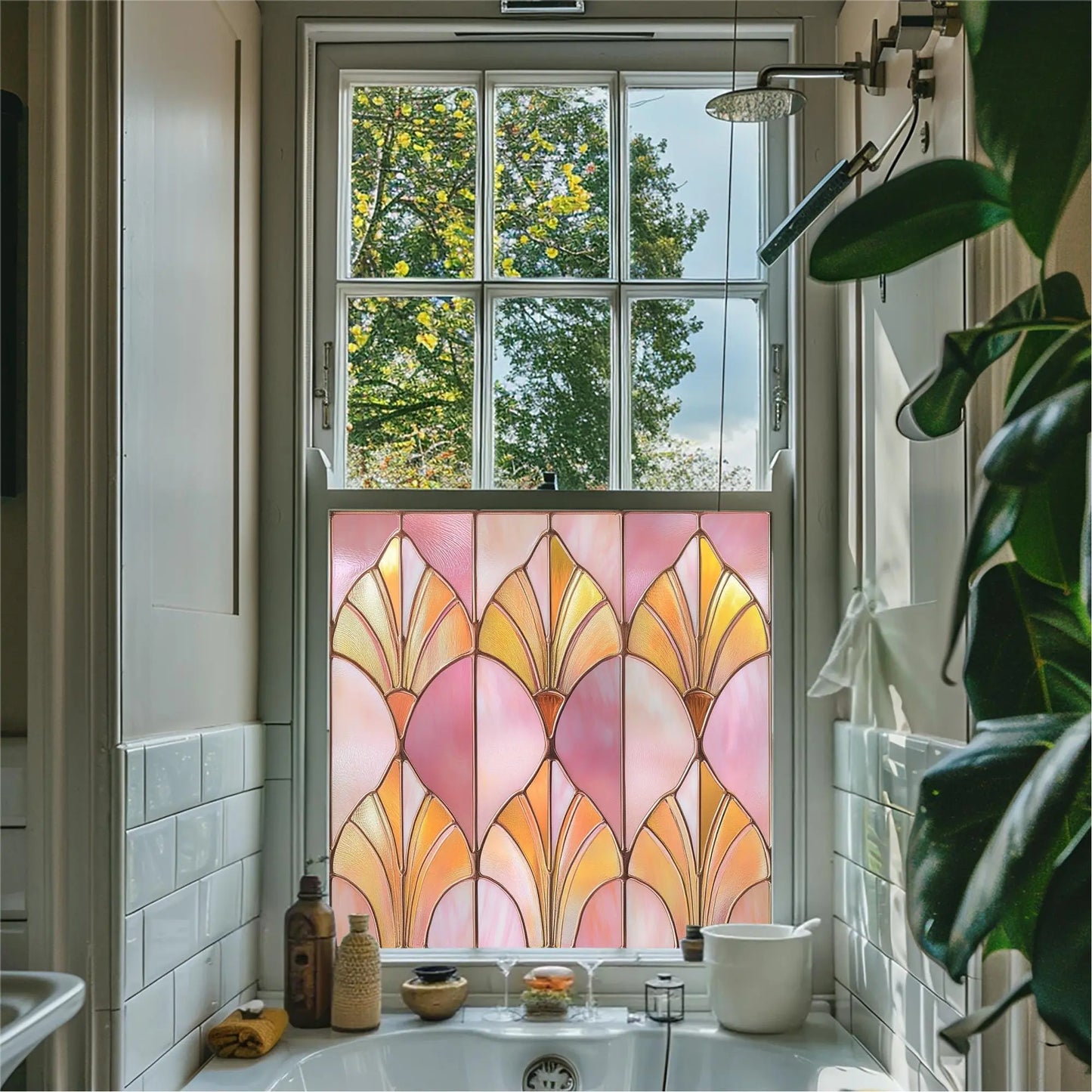 Orani Stained Glass Privacy Window Film Creative Windows