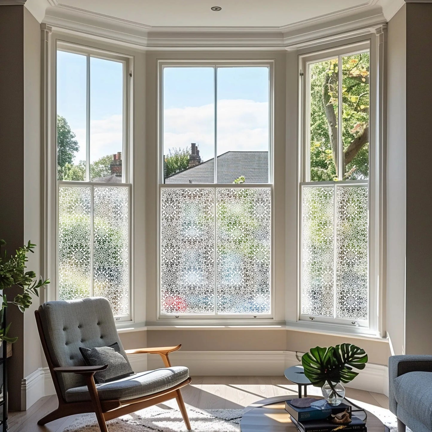 Terrassa Frosted Privacy Patterned Window Film Creative Windows