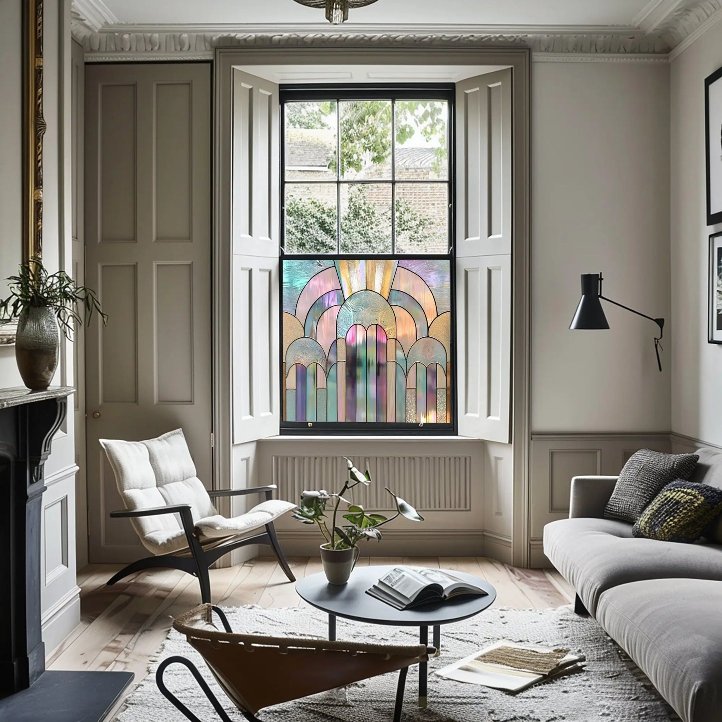 Lisio Privacy Stained Glass Window Film Creative Windows