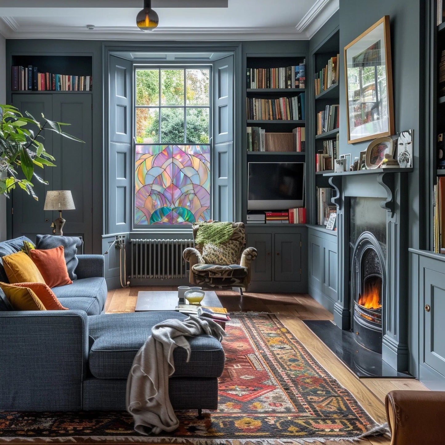 Zubiena Stained Glass Window Film Creative Windows