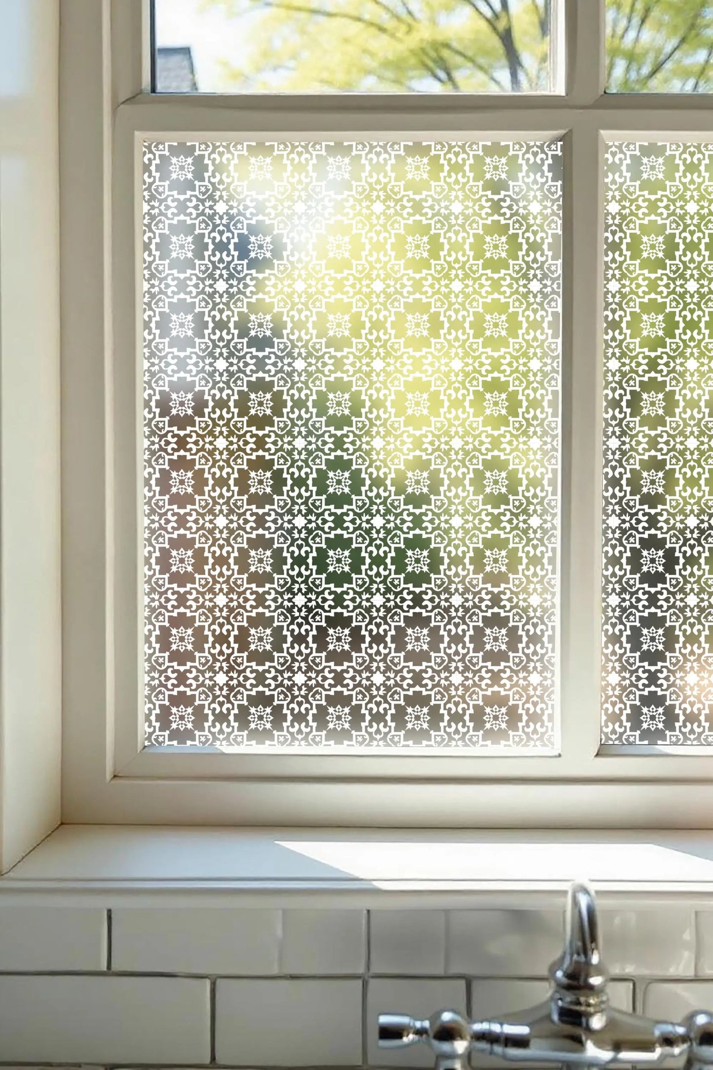 Narzole Frosted Patterned Window Film Creative Windows