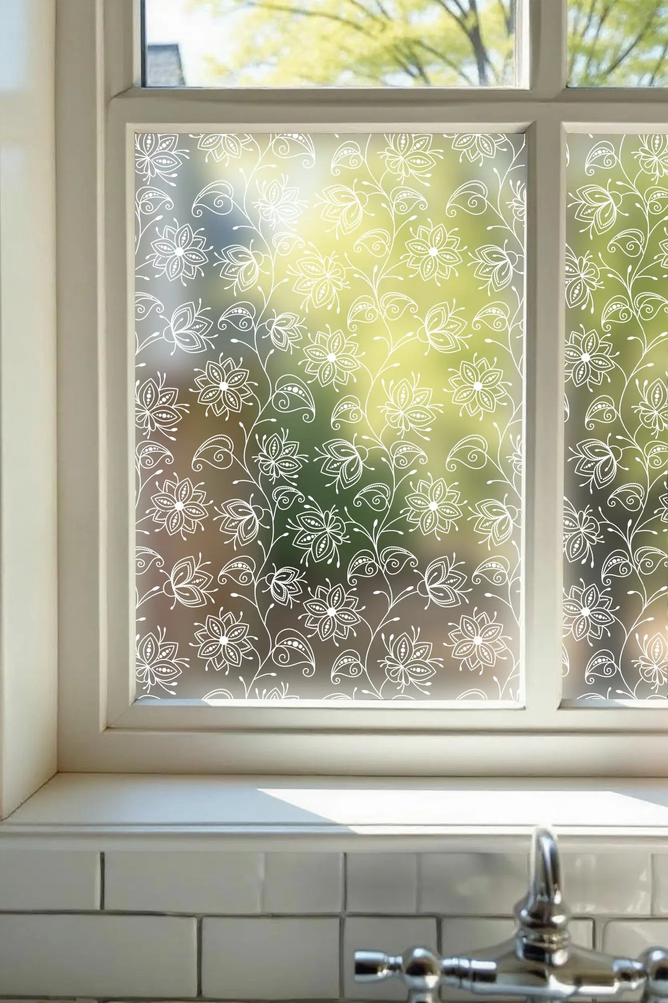 Lucca Patterned Frosted Window Film Creative Windows