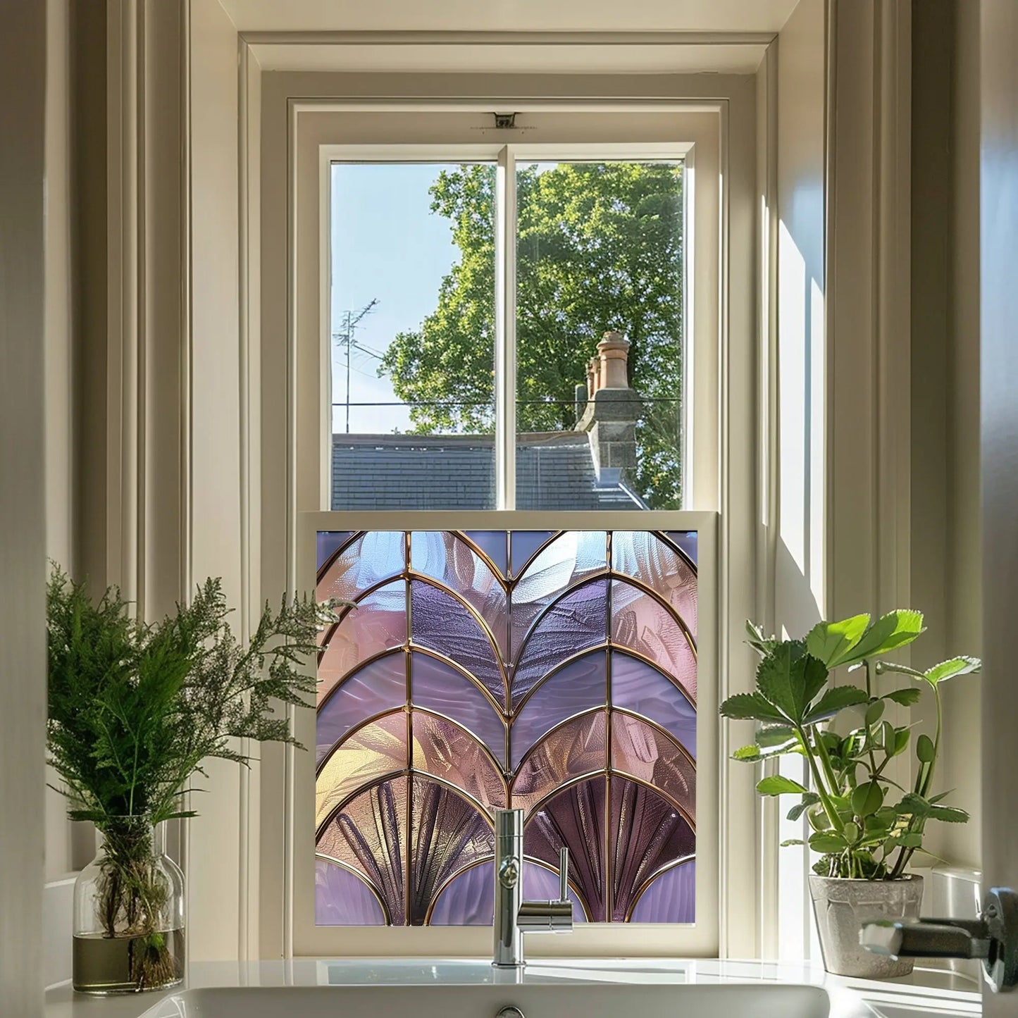 Zogno Stained Glass Privacy Window Film Creative Windows