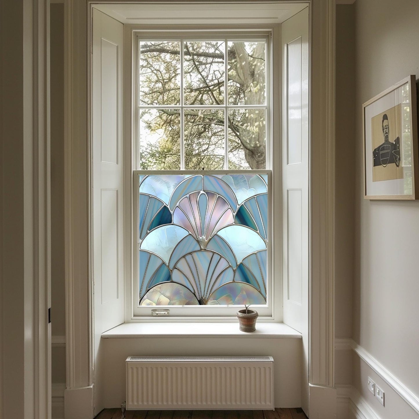 Art Deco Window Film, Privacy Window Film, Window Film, Decorative Window Film, Patterned Window Film, Coloured Window Film, Stained Glass Creative Windows