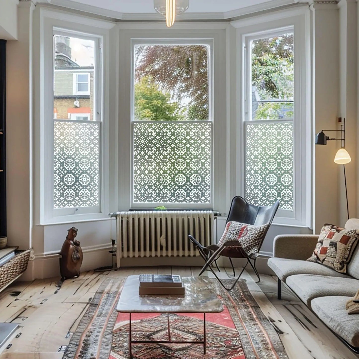 Navelli Frosted Patterned Privacy Window Film Creative Windows