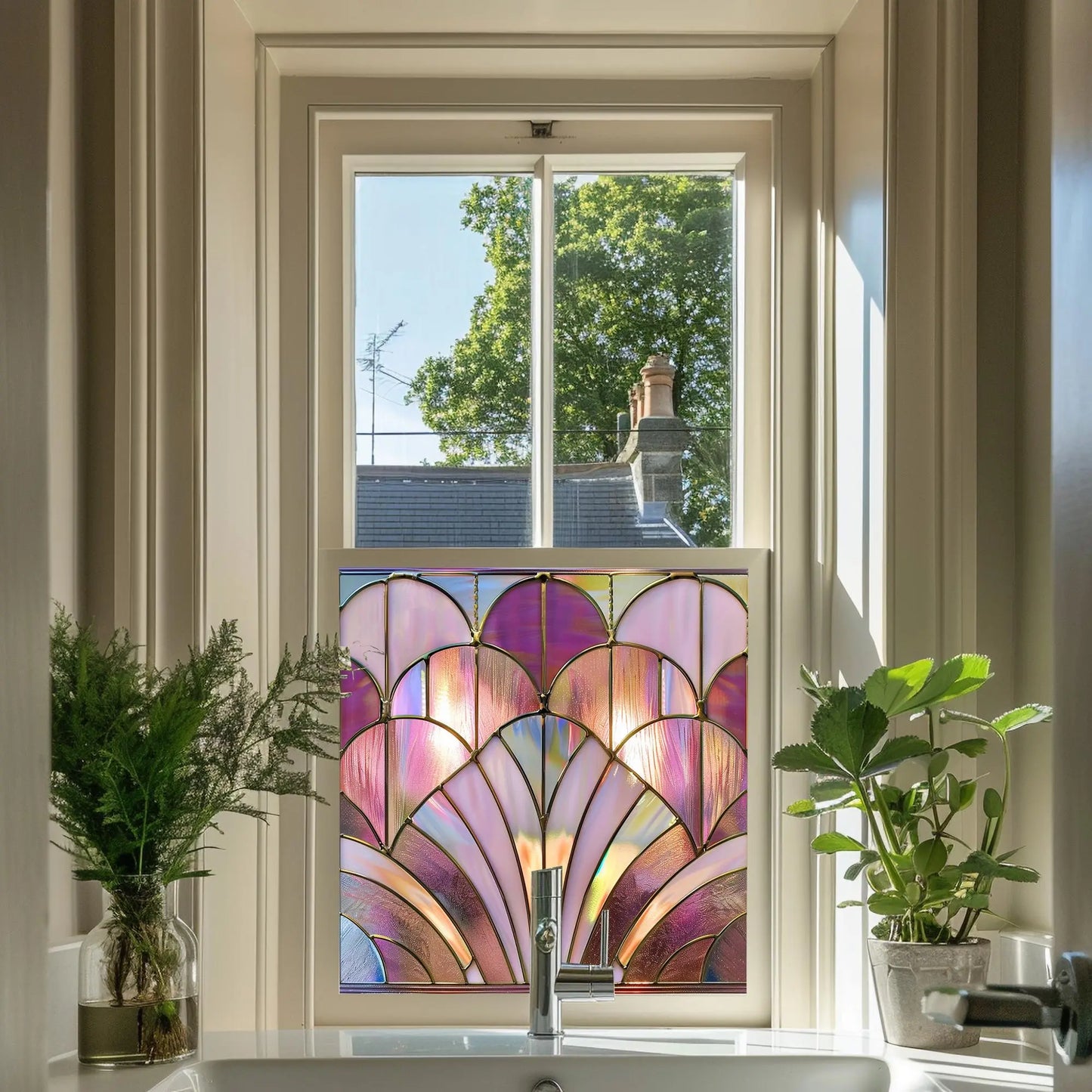 Lizzano Privacy Stained Glass Window Film Creative Windows