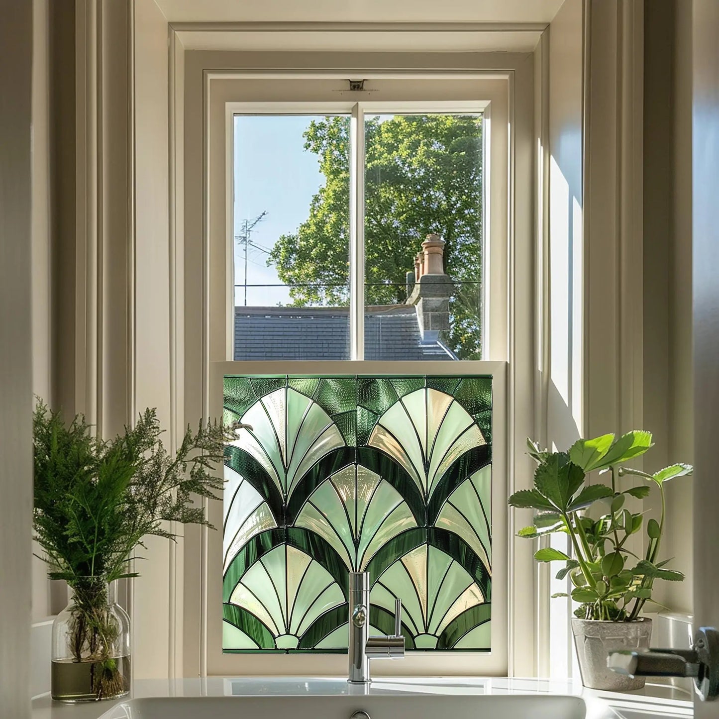 Ozzero Stained Glass Window Film Creative Windows